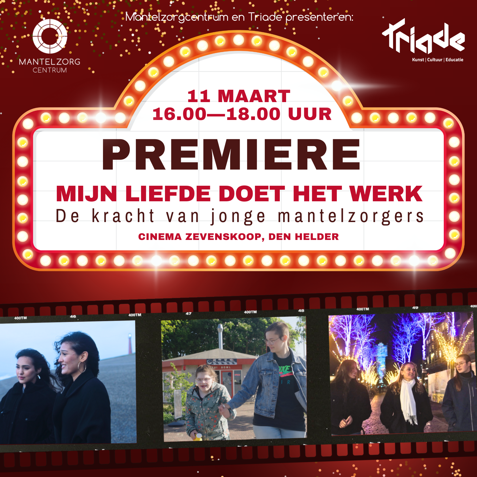 Première docu jonge mantelzorgers